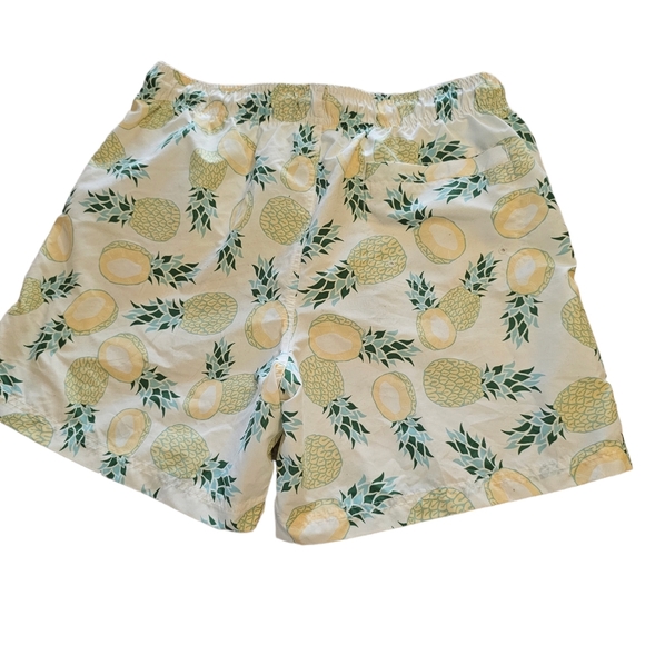 Men's Boca Classics Swim Pineapple Print Swim Trunks Shorts Medium - Picture 2 of 5